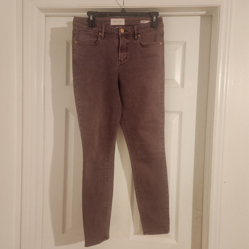 Dear John Women's Jeans Size 28 Gisele Skinny Stretch Mid Rise 27" Denim